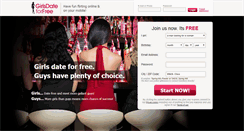 Desktop Screenshot of girlsdateforfree.com